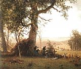 Albert Bierstadt Guerrilla Warfare (Picket Duty In Virginia) painting